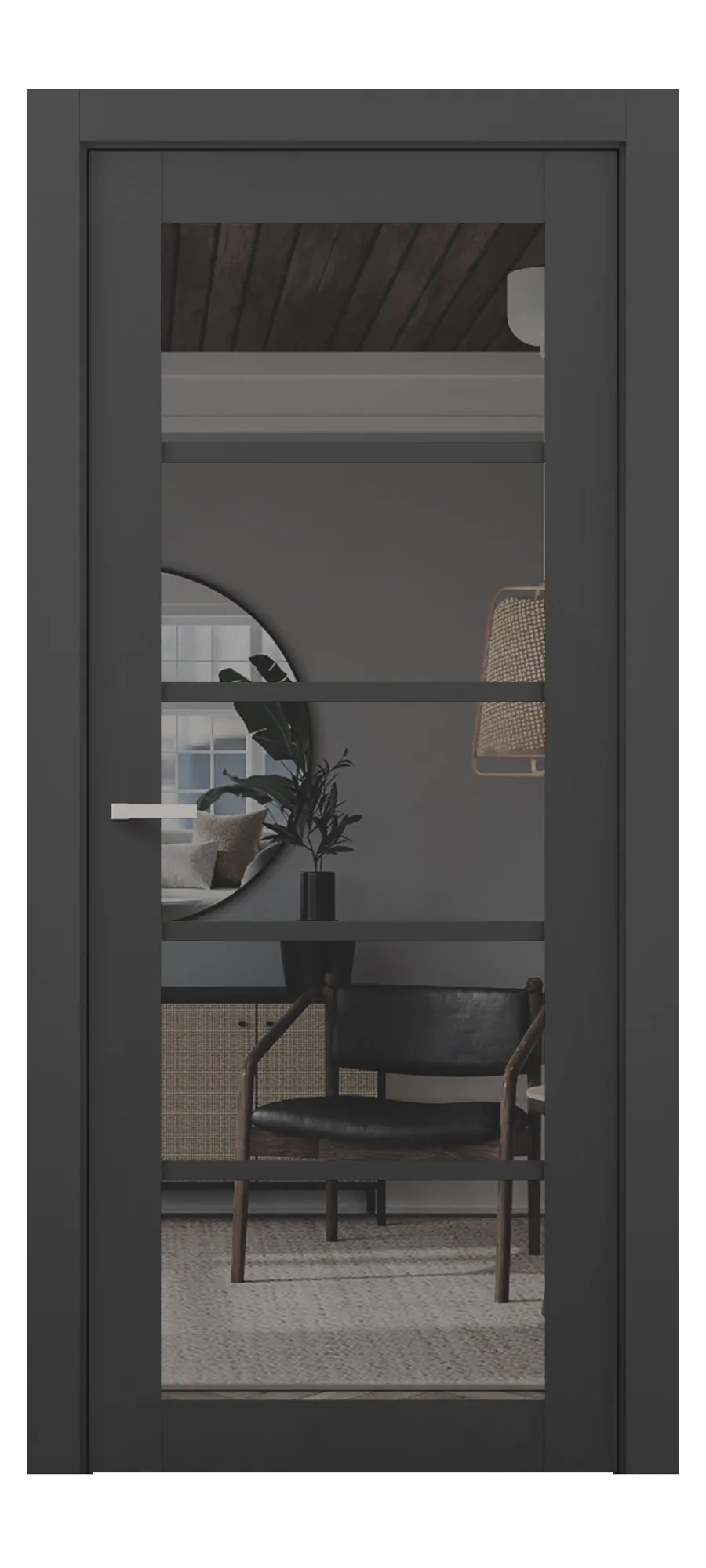 Interior door Verso 01 soft graphite