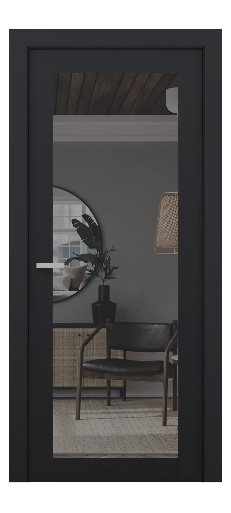  Interior door Verso 010 black shagreen (top)