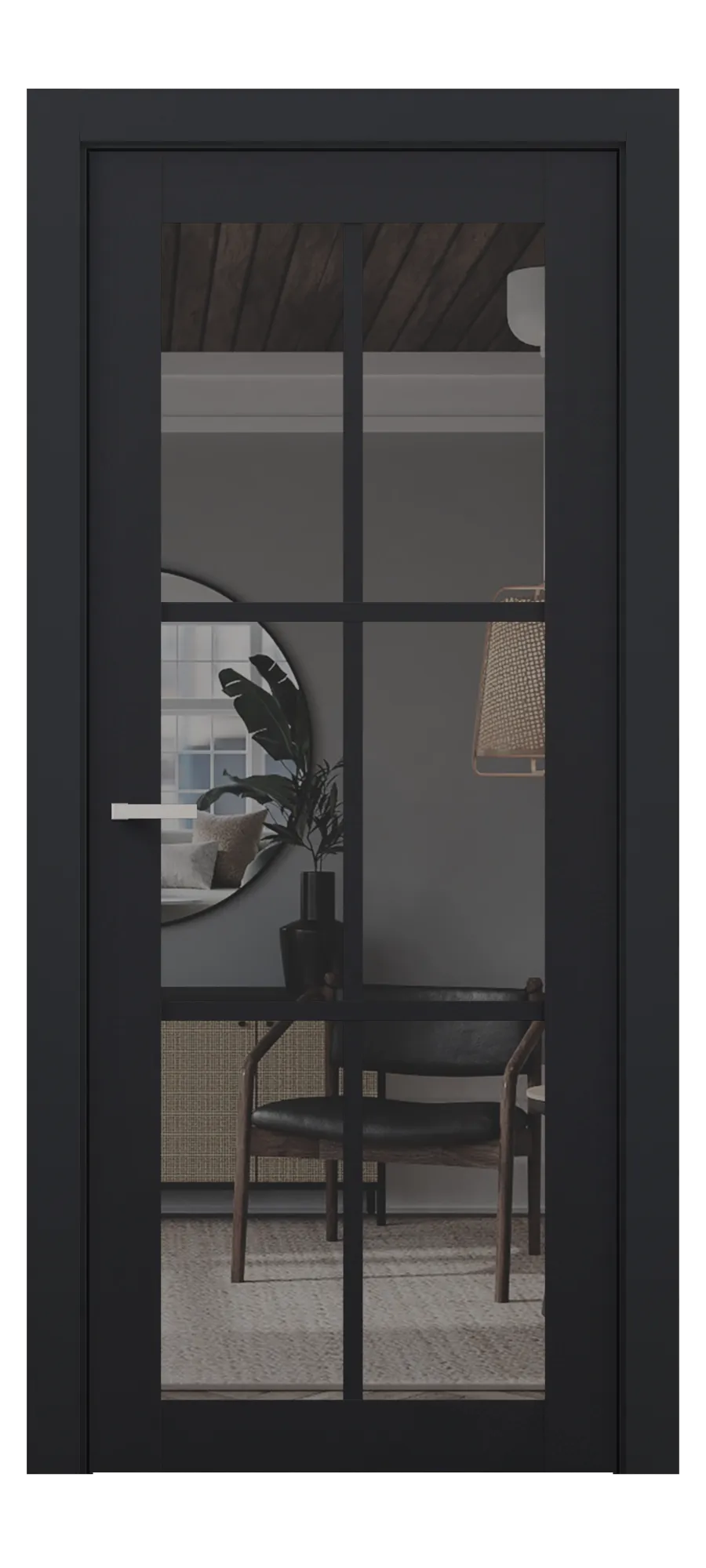  Interior door Verso 03 black shagreen (top)