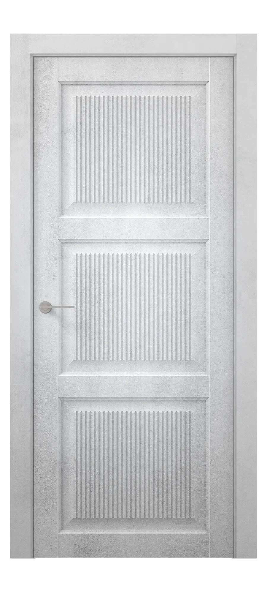 Interior door Wave 3 white concrete