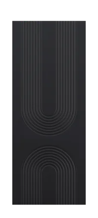 Дверь Art 5 черная шагрень
