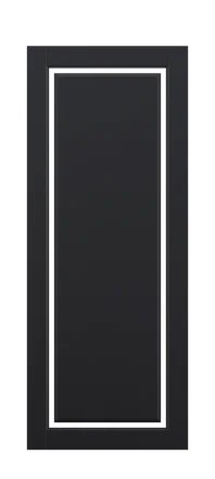 модель Дверь Fly 01 черная шагрень стекло полотна