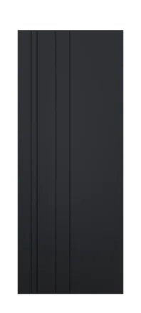 Дверь Light 6 черная шагрень