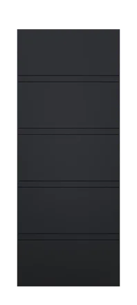 Дверь Light 10 черная шагрень