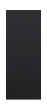 Дверь Twist черная шагрень