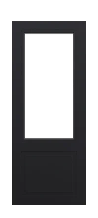 модель Дверь Neoclassic 02 черная шагрень стекло полотна