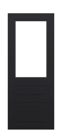 модель Дверь Neoclassic 03 черная шагрень стекло полотна
