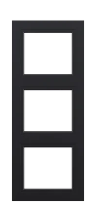 модель Дверь Neoclassic 04 черная шагрень стекло полотна