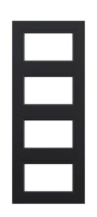 модель Дверь Neoclassic 05 черная шагрень стекло полотна