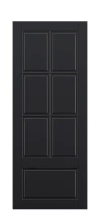 Дверь Oxford 6 черная шагрень