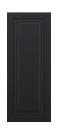 Дверь Q 1 черная шагрень