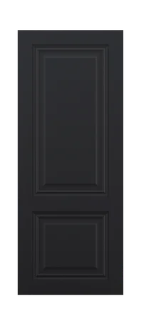 Дверь Q 3 черная шагрень