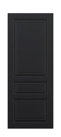 Дверь Renaissance 3 черная шагрень