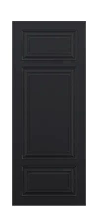 Дверь Renaissance 5 черная шагрень