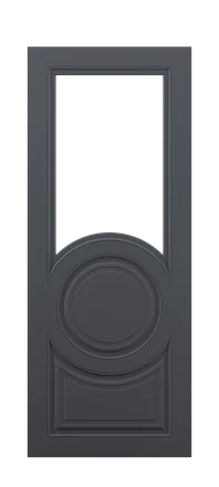 модель Дверь Renaissance 07 ral 7024 стекло полотна