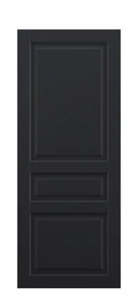 Дверь S 5 черная шагрень