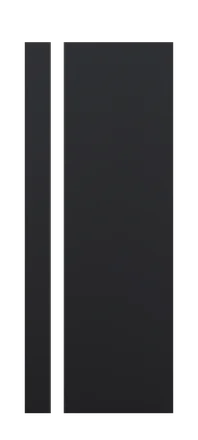 модель Дверь Vector 03 черная шагрень стекло полотна