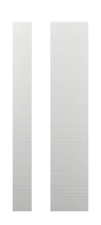 модель Дверь Weiss 1 ral 9003 стекло полотна
