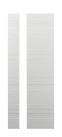 модель Дверь Weiss 2 ral 9003 стекло полотна