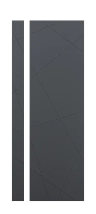 модель Дверь Gradient 2 ral 7024 стекло полотна