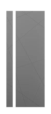 модель Дверь Gradient 2 ral 7037 стекло полотна
