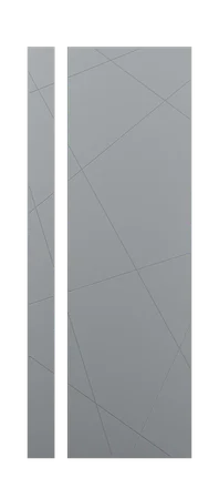 модель Дверь Gradient 2 ral 7040 стекло полотна