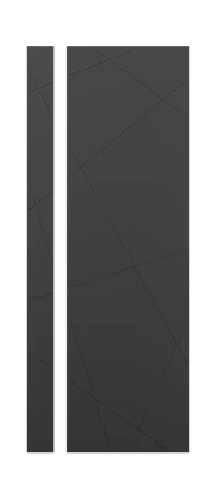 модель Дверь Gradient 2 софт графит стекло полотна
