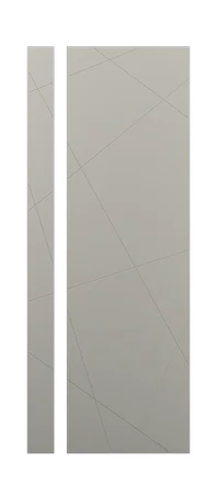 модель Дверь Gradient 2 софт латте стекло полотна