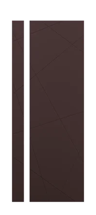 модель Дверь Gradient 2 софт бордо стекло полотна