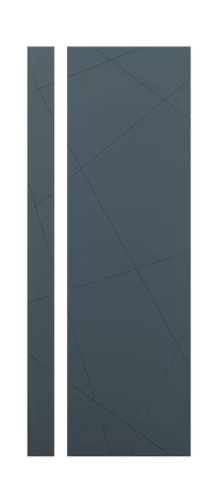 модель Дверь Gradient 2 софт антрацит стекло полотна