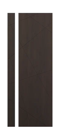 модель Дверь Gradient 2 дуб марроне стекло полотна