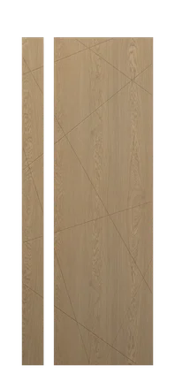 модель Дверь Gradient 2 шпон кантри медовый стекло полотна