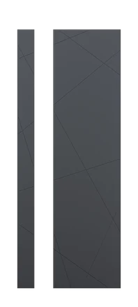модель Дверь Gradient 1 ral 7024 стекло полотна
