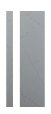 модель Дверь Gradient 1 ral 7040 стекло полотна