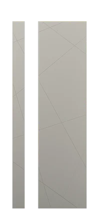 модель Дверь Gradient 1 софт латте стекло полотна