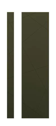 модель Дверь Gradient 1 софт олива стекло полотна