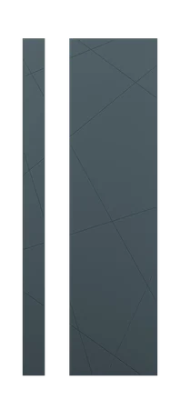 модель Дверь Gradient 1 софт антрацит стекло полотна