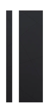 модель Дверь Gradient 1 черная шагрень стекло полотна