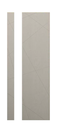 модель Дверь Gradient 1 софт древесный крем стекло полотна
