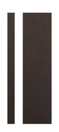 модель Дверь Gradient 1 дуб марроне стекло полотна