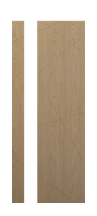 модель Дверь Gradient 1 шпон кантри медовый стекло полотна