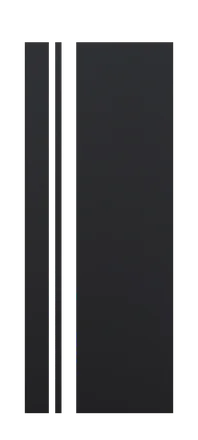 модель Дверь Stella 3 черная шагрень стекло полотна