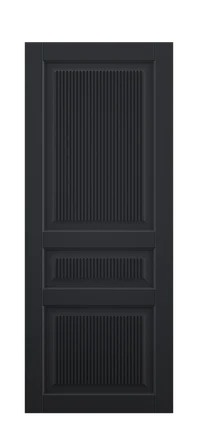 Дверь Wave 4 черная шагрень