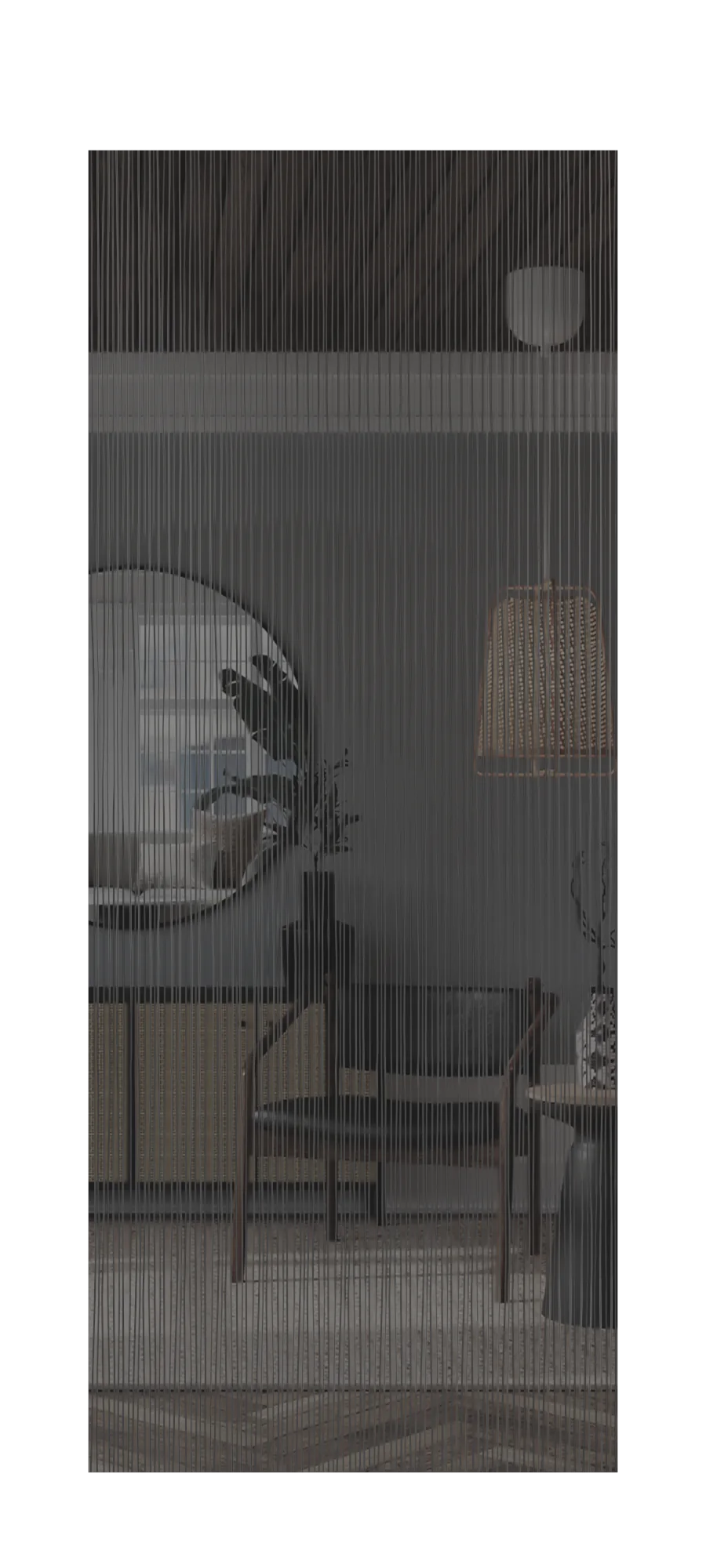 стекло Дверь Rain ral 7047