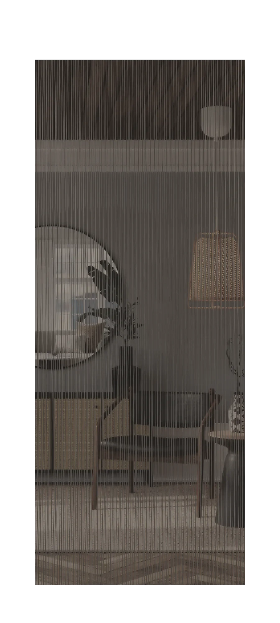стекло Дверь Rain ral 7047